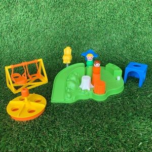 Complete Vintage Fisher Price Little People Playground